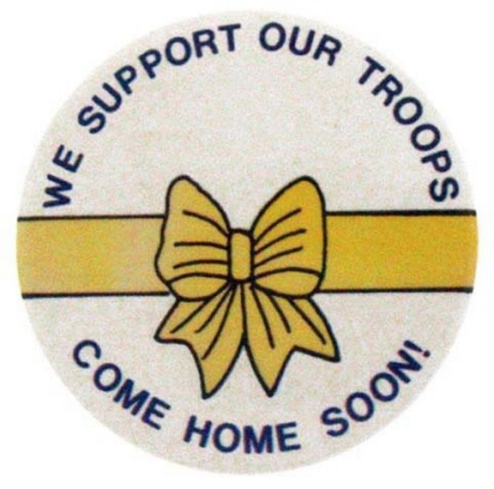 144 Wholesale Patriotic Support Our Troops Pin