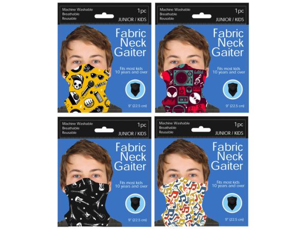240 Pieces of Junior / Kids Music Style Neck Gaiter