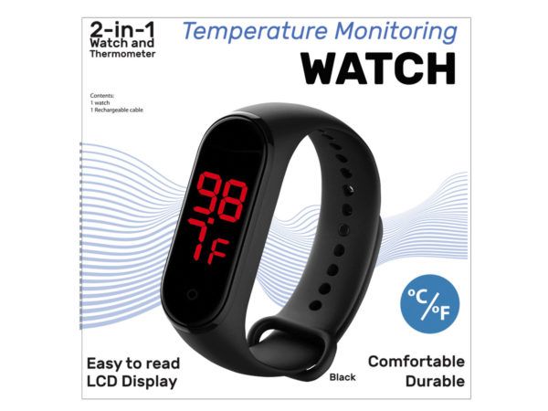 12 Wholesale Wristwatch Skin Surface Thermometer