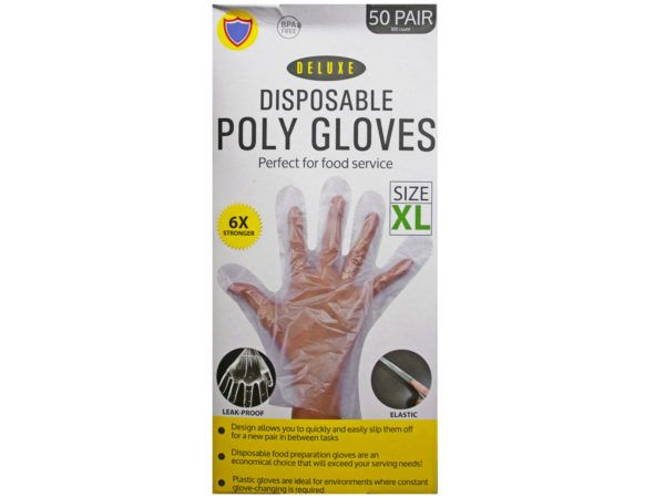 9 Pieces of 100 Pack Xlarge Tpe Glove