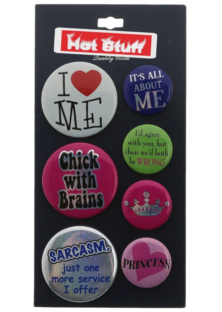 60 Wholesale Assorted Pins With Sayings On Card