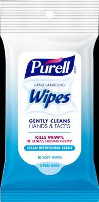 96 pieces of Purell Hand Sanitiz Wipes 10ct