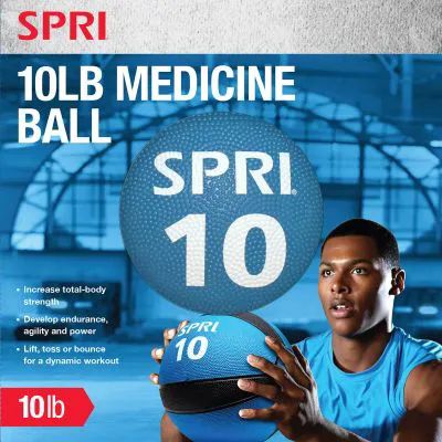 3 pieces of Spri Med Ball 10lbs