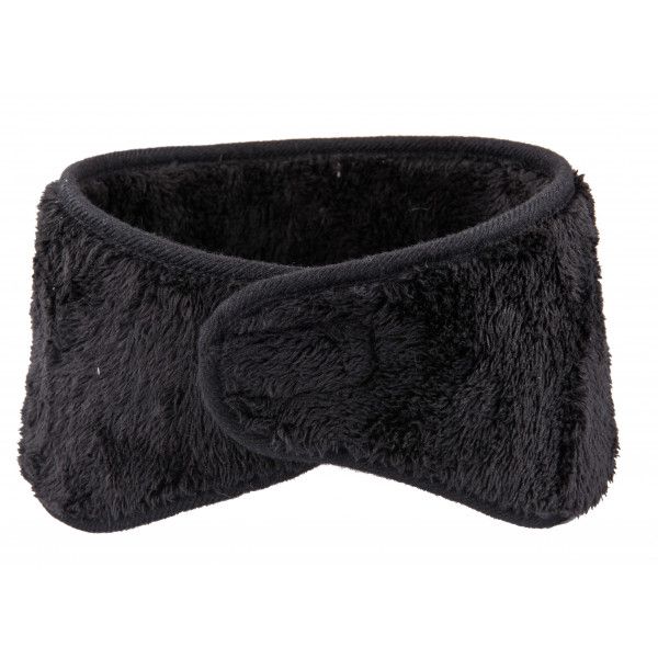 72 Pieces of Winter Ear Warmer With Faux Fur Lining In Black