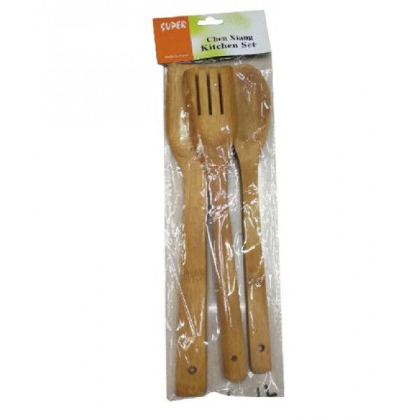 72 Pieces of All Natural Wooden Utensils Set