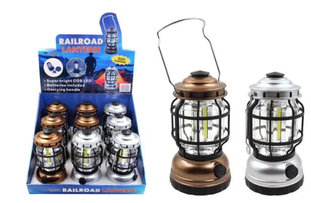 9 Pieces of Dimmable Cob Led Railroad Lantern