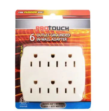 36 Pieces of 6 Outlet Adapter