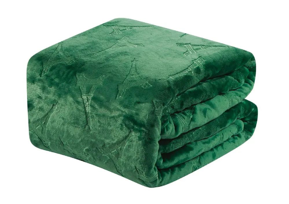 12 Wholesale Eiffel Tower French Collection Throw In Green