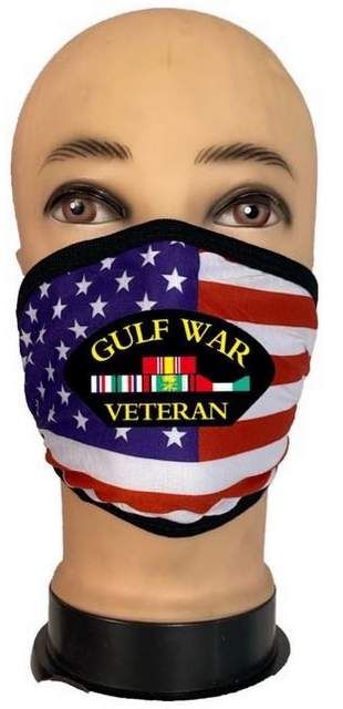 24 Pieces of Flag Style Face Cover Gulf War