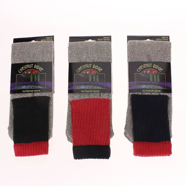 72 Pieces of Mens Cotton Thermal Socks Asst