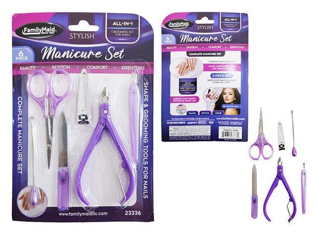 144 Wholesale 6pc Manicure Set