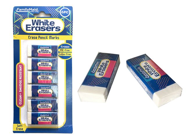 144 Pieces of 6-Piece Erasers