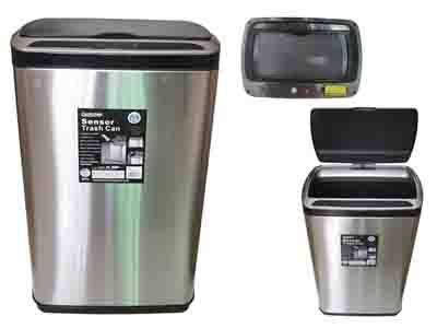6 Pieces of Premium Stainless Steel Sensor Trash Can