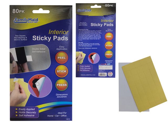 144 Wholesale Interior Sticky Pads