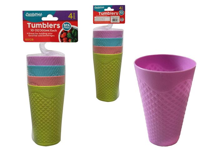 96 Wholesale 4 Piece Tumbler Cups
