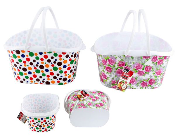 24 Pieces of Carry Basket With 2 Handles