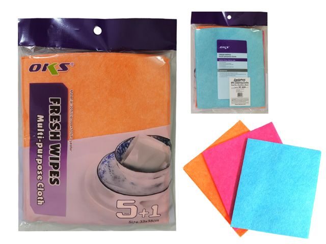 120 Wholesale 6 Piece Microfiber Cleaning Cloth