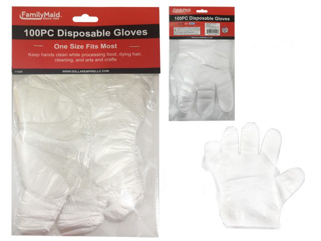 96 Pieces of 100pc Disposable Gloves