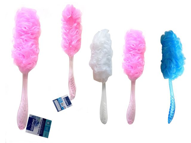 72 Pieces of Bath Scrubber With Handle