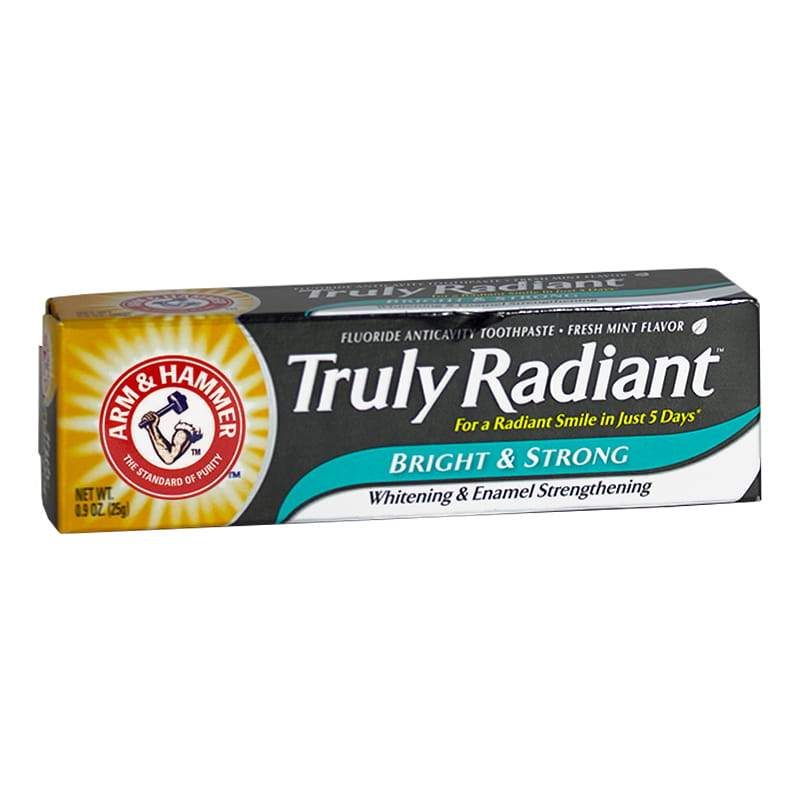 72 Pieces of Truly Radiant Toothpaste Travel Size