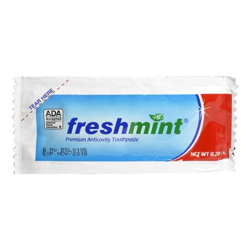 250 Wholesale Ada Accepted Single Use Toothpaste Travel Size 0.28oz Packet