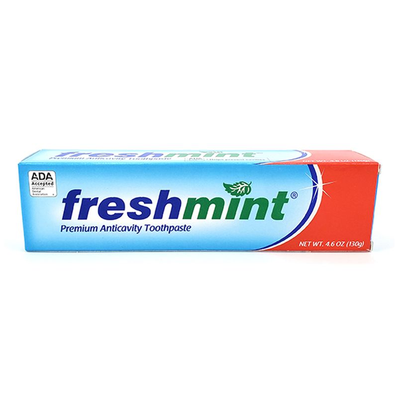 24 Pieces of Freshmint 4.6 Oz. Premium Anticavity Fluoride Toothpaste (ada Approved)