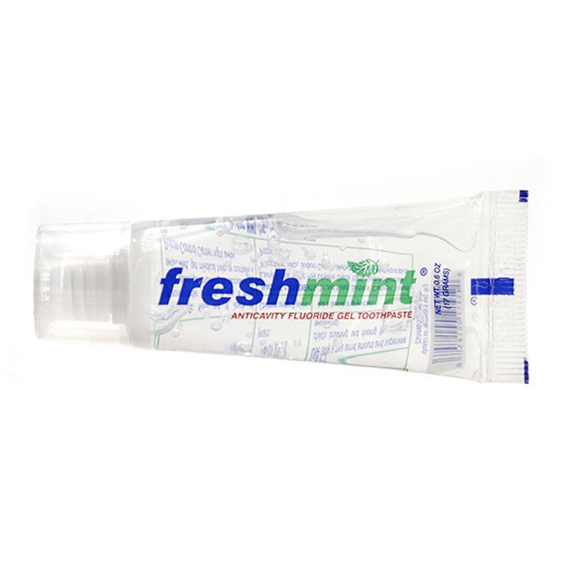 720 Wholesale Freshmint 0.6 Oz. Clear Gel Anticavity Fluoride Toothpaste