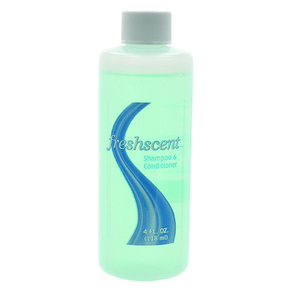 60 Pieces of Freshscent 4 Oz. Shampoo Plus Conditioner