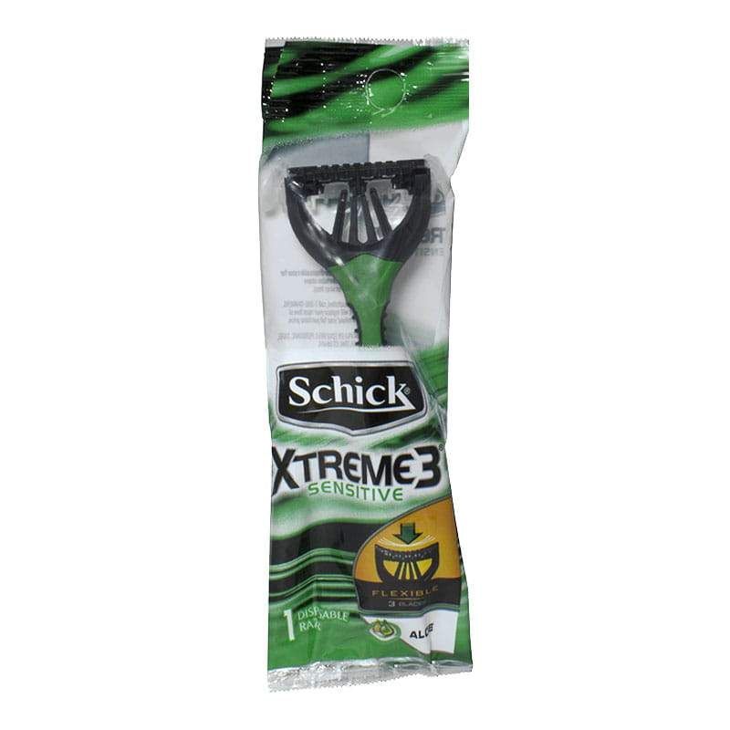 12 Pieces Extreme Sensitive Razor With Aloe Pack Of 1 - Hygiene Gear