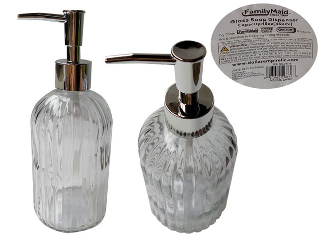 48 pieces of Glass Soap Dispenser