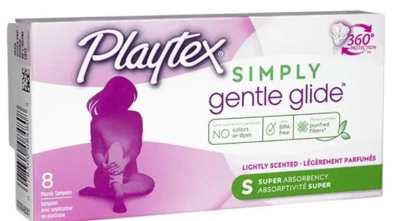 36 Pieces of Playtex Super Tampons Box Of 8