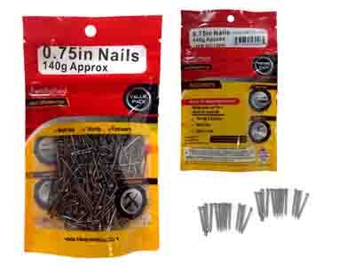 96 Pieces of Multipurpose Nails 0.8"l 140g