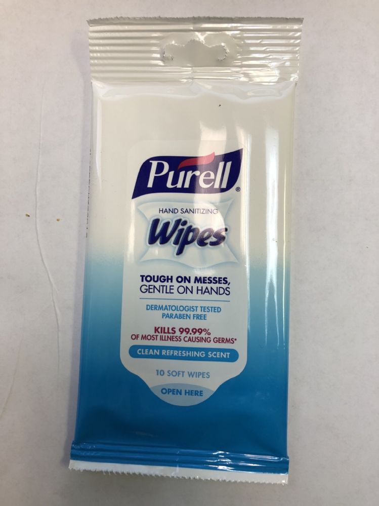 Hand Sanitizing Wipes, Pack Of 10