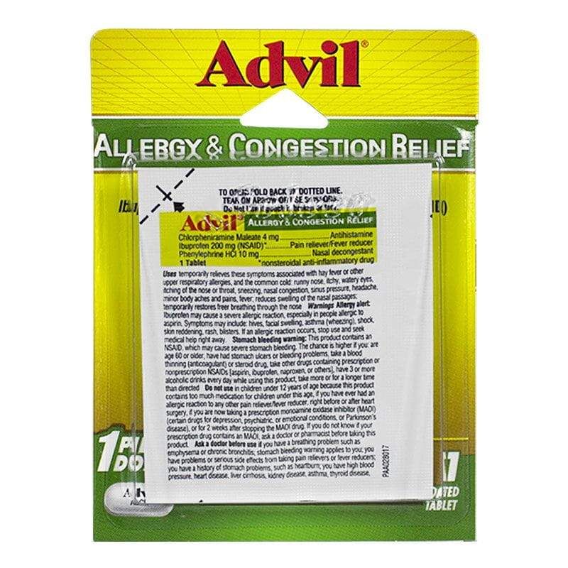 12 Pieces of Allergy & Congestion Relief - Card Of 1