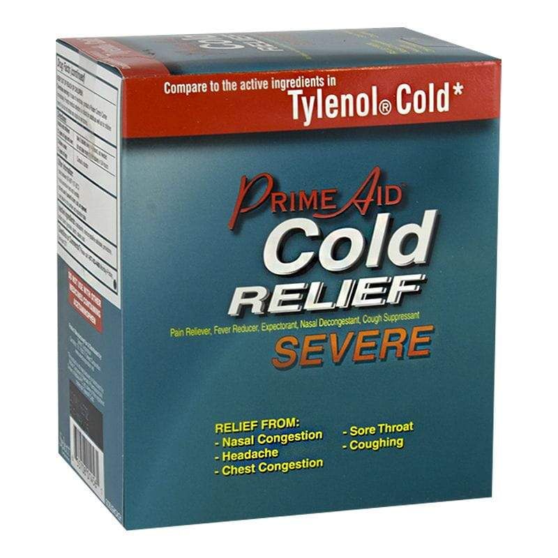 200 Pieces of Prime Aid Prime Aid Compare To Tylenol Cold Pack Of 2