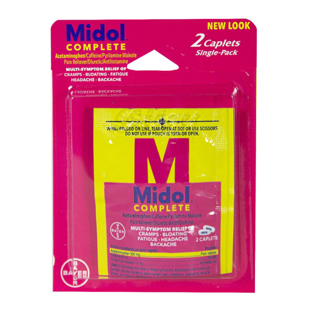 12 Packs of Travel Size Menstrual Complete - Card Of 2