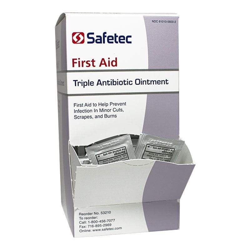 144 Pieces of Safetec Triple Antibiotic Ointment 0.9 g