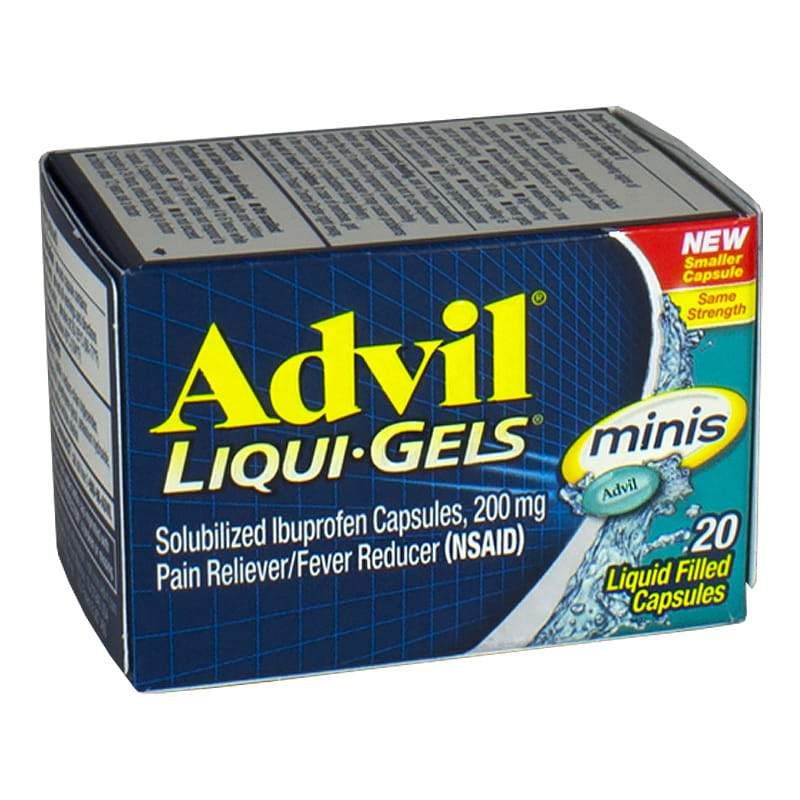 6 Wholesale Travel Size Advil Liqui Gel Minis Box Of 20