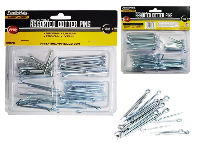 72 Pieces of 77pc Cotter Pins