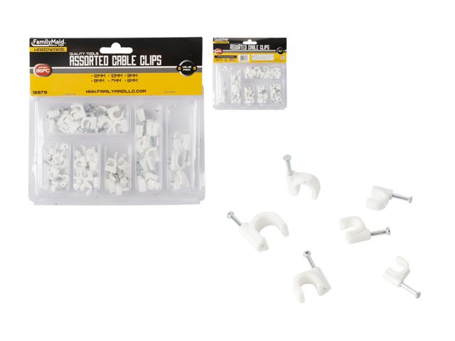 72 Pieces of 86pc Cable Clips