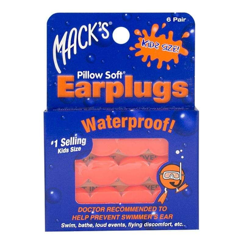 24 Pieces of Earplugs - Mack's Soft Moldable Silicone Putty Earplugs Kids Size 6 Pairs
