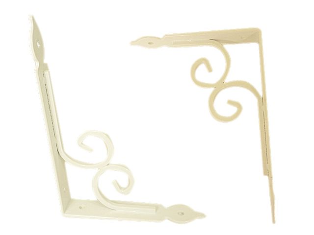 72 Pieces of White Decorative Shelf Support