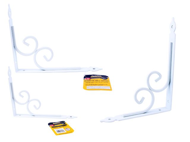 96 Pieces of White Decorative Shelf Support