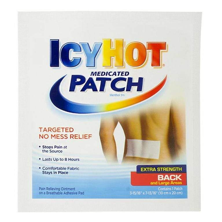 48 Pieces of Icy Hot Patch - Icy Hot Medicated Patch 10cm X 20cm