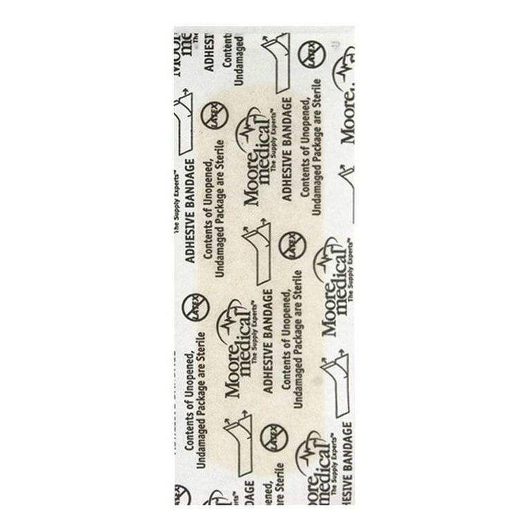 100 Pieces of Plastic Bandages - Sheer Plastic Bandages 1 In. X 3 In.