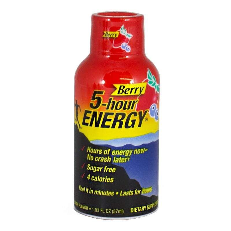 4 Pieces of Berry Energy Drink - 1.93 Oz.