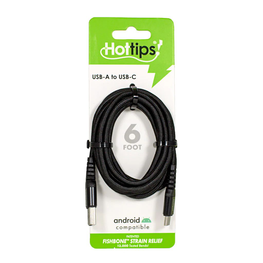 4 Pieces of Hottips TypeC USB Connector  6 ft.