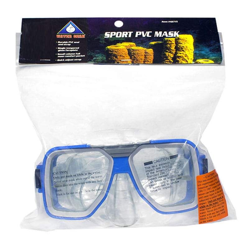 8 Wholesale Swim Mask - Water Gear Sport Pvc Swim Mask