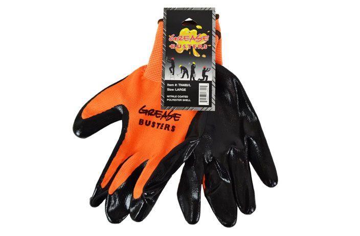 48 Pieces Orange Nitrile Work GloveS-xl - Working Gloves - at 