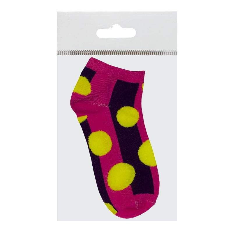 12 Pieces of Women's Quarter Socks Assorted Prints - 1 Pair